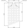 Angle Window Net 14-1/4"W x 28"F x 22-1/2"R - image 1