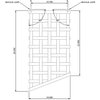 Angle Window Net 14-1/4"W x 28"F x 22-1/2"R - image 2