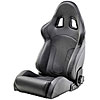 R600 Racing Seat Black Italian Leather - image 1