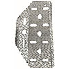 Dead Pedal Embossed Diamond-Plated Silver - image 1
