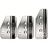 Settanta Pedal Set Silver with Black and White Accents - image 1
