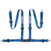 2" 4-Point Snap-In Racing Harness Blue - image 1