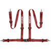 2" 4-Point Snap-In Racing Harness Red - image 1
