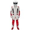 Lunargrid RS-6 Racing Suit White/Red SFI 3.2A/5 - image 2