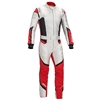 Lunargrid RS-6 Racing Suit White/Red SFI 3.2A/5 - image 1