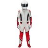 Lunargrid RS-6 Racing Suit White/Red SFI 3.2A/5 - image 2