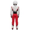 Lunargrid RS-6 Racing Suit White/Red SFI 3.2A/5 - image 4