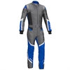 Lunargrid RS-6 Racing Suit Gray/Blue SFI 3.2A/5 - image 1