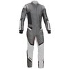 Lunargrid RS-6 Racing Suit Gray/White SFI 3.2A/5 - image 1