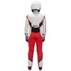 Lunargrid RS-6 Racing Suit White/Red SFI 3.2A/5 - image 4