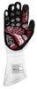 Arrow Racing Gloves FIA & SFI Approved [White/Gray] - image 2