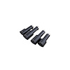 ES-AS3S-BLACKTIPS Exhaust Tail Pipe Tip for 2014-2016 Audi S3 - image 1