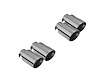 ES-FM18-BLACKTIP Exhaust Tail Pipe Tip Fits Select Ford Mustang - image 1