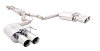 ES-FM18-CBS Exhaust System Kit Fits Select Ford Mustang, Cat-Back - image 1