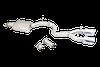 ESVW07CS Exhaust System Kit for 2012-2013 Volkswagen Golf R, 2003-2004 Volkswagen R32, 2008 Volkswagen R32, Cat-Back - image 3