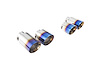 ES-VW09-BLUETIPS Exhaust Tail Pipe Tip for 2015-2018 Volkswagen Golf - image 1