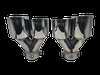 TY-AW4-57 Twin 4 in. Round Angle Cut Exhaust Tip [304 Stainless Steel] - image 3
