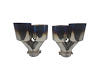 TY-AW4-63BLU Twin 4 in. Round Angle Cut Exhaust Tip Burnt Blue [304 Stainless Steel] - image 1