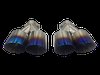 TY-AW4L-76BLU Twin 4 in. Round Angle Cut Exhaust Tip Burnt Blue [304 Stainless Steel] - image 2