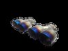 TY-AW4L-76BLU Twin 4 in. Round Angle Cut Exhaust Tip Burnt Blue [304 Stainless Steel] - image 4