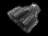 TY-AW4L-76(BLACK) Twin 4 in. Round Angle Cut Left Side Exhaust Tip Matte Black [304 Stainless Steel] - image 2