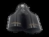 TY-AW4L-76(BLACK) Twin 4 in. Round Angle Cut Left Side Exhaust Tip Matte Black [304 Stainless Steel] - image 3