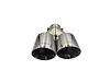 TY-AW4R-76 Twin 4 in. Round Angle Cut Right Side Exhaust Tip [304 Stainless Steel] - image 1