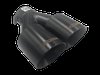TY-AW4R-76(BLACK) Twin 4 in. Round Angle Cut Right Side Exhaust Tip Matte Black [304 Stainless Steel] - image 2