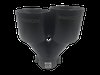 TY-AW4R-76(BLACK) Twin 4 in. Round Angle Cut Right Side Exhaust Tip Matte Black [304 Stainless Steel] - image 4