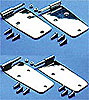 Door Hinge, Wrangler w/steel half doors (Stainless) - image 1