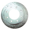 Front Left Big Bite Brake Rotor 1980-93 Dodge W150 4WD - image 1