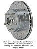 Rear Left Big Bite Rotor 2002-05 Cadillac Deville - image 1