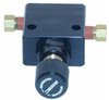 A0707-1 Adjustable Proportioning Valve w/ Fittings [Black Anodized] - image 2