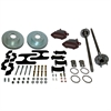 Sport R1 Plus Disc Brake Conversion Kit Black Calipers Rear w/12.8 in. Rotors Incl Moser 5 Lug Axle - image 1