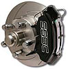Classic Front 4-Piston Drum to Disc Brake Conversion Kit Early Ford - image 1