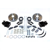 Single Piston Rear Disc Brake Conversion Kit For GM 10- & 12-Bolt Non-staggered Shocks & C-clip or Non C-clip Axles - image 1
