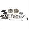 Front 4-Piston Drum to Disc Brake Conversion Kit See More Details For Applications - image 1