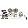 Front 4-Piston Drum to Disc Brake Conversion Kit See More Details For Applications - image 1