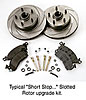 Short Stop Pad and Rotor Kit 1970-78 GM Passenger Car - image 1