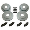Rotor Kit - Short Stop - Turbo Slotted Rotor & Pad Kit - image 1