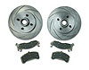 Short Stop Pad and Rotor Kit 1983-93 Mustang (4 cylinder) - image 1