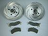 Short Stop Pad and Rotor Kit 1987-93 Mustang (V8) - image 1