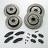 Short Stop Pad and Rotor Kit 1994-98 Mustang Cobra - image 1