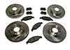 Short Stop Pad and Rotor Kit 1999-2004 Mustang (Non-Cobra) - image 1