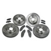Rotor Kit - Short Stop - Turbo Slotted Rotor & Pad Kit - image 1