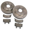 Rotor Kit - Short Stop - Turbo Slotted Rotor & Pad Kit - image 1
