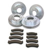 Rotor Kit - Short Stop - Turbo Slotted Rotor & Pad Kit - image 1
