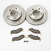 Short Stop Pad and Rotor Kit 2000-01 Ram 1500 4WD - image 1