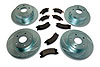 Short Stop Pad and Rotor Kit 2003-2004 Jeep Grand Cherokee - image 1