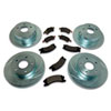 Rotor Kit - Short Stop - Turbo Slotted Rotor & Pad Kit - image 1